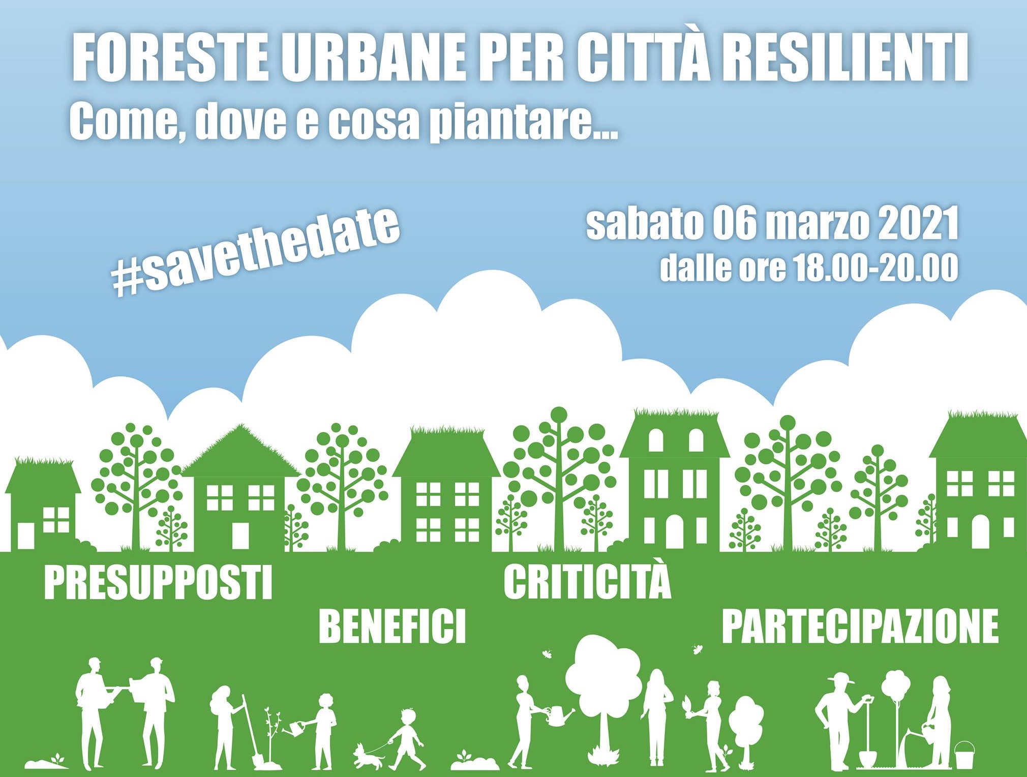 “Foreste urbane per città resilienti”: segui il webinar sull’importanza dell’incremento del verde