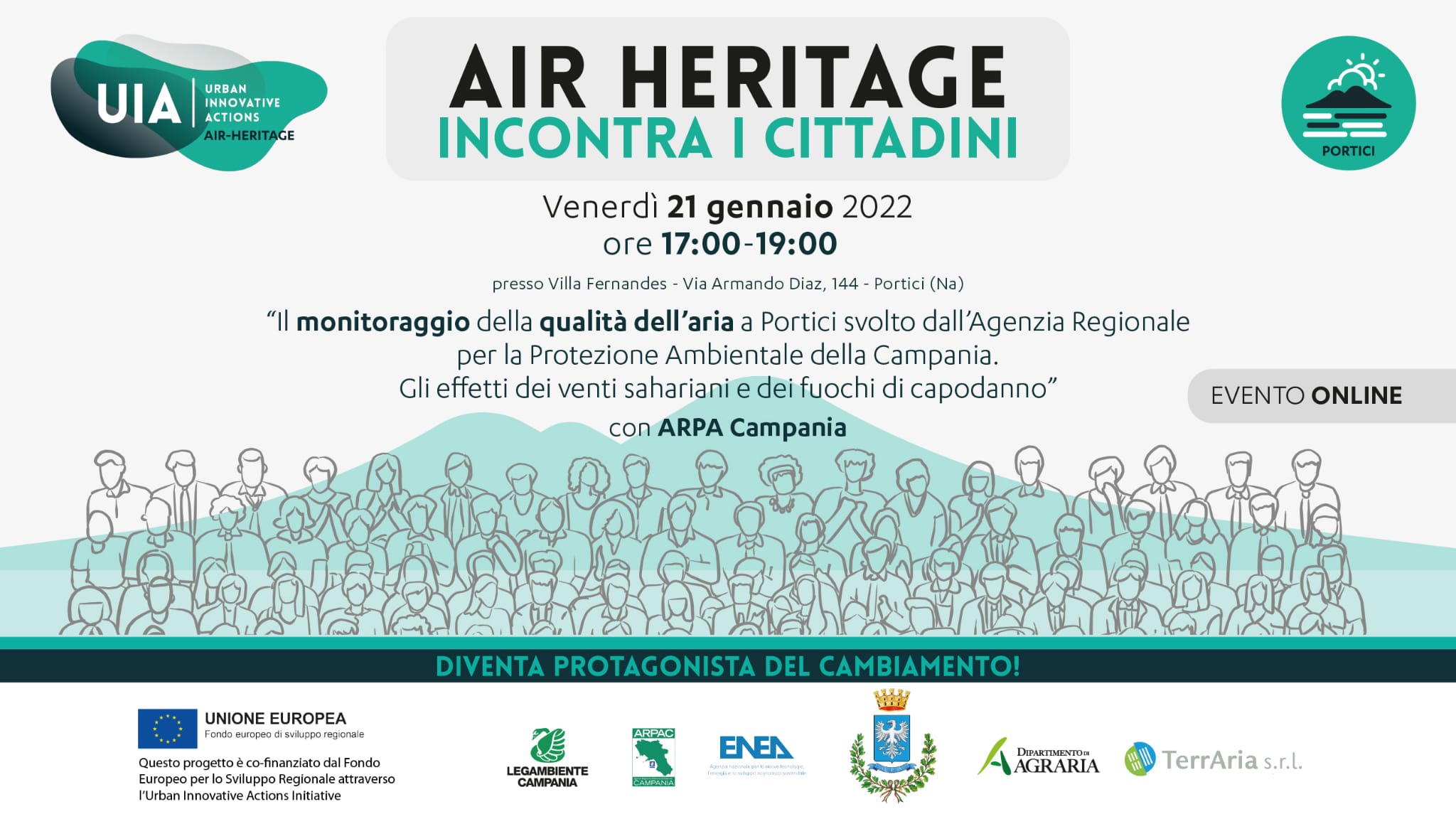 Air Heritage incontra i cittadini insieme ad Arpac