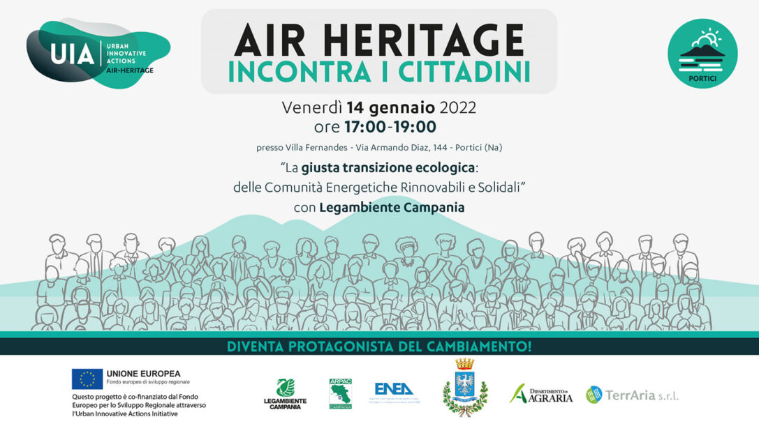 Partecipa all’evento “La giusta transizione ecologica: delle Comunità Energetiche Rinnovabili e Solidali”